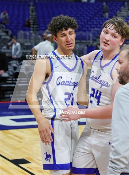 Thumbnail 1 in McMullen County vs. Jayton (UIL 1A Basketball State Semifinal Medal Ceremony) photogallery.