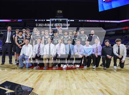Thumbnail 1 in McMullen County vs. Jayton (UIL 1A Basketball State Semifinal Medal Ceremony) photogallery.