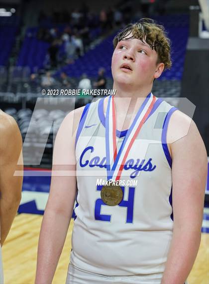 Thumbnail 2 in McMullen County vs. Jayton (UIL 1A Basketball State Semifinal Medal Ceremony) photogallery.