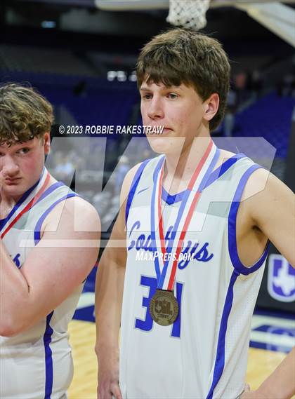 Thumbnail 1 in McMullen County vs. Jayton (UIL 1A Basketball State Semifinal Medal Ceremony) photogallery.