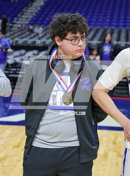Thumbnail 3 in McMullen County vs. Jayton (UIL 1A Basketball State Semifinal Medal Ceremony) photogallery.