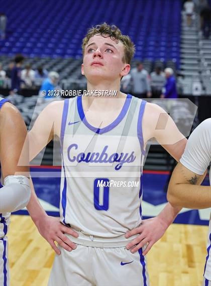 Thumbnail 1 in McMullen County vs. Jayton (UIL 1A Basketball State Semifinal Medal Ceremony) photogallery.