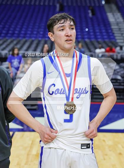Thumbnail 1 in McMullen County vs. Jayton (UIL 1A Basketball State Semifinal Medal Ceremony) photogallery.