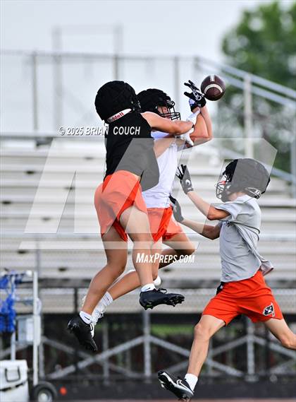 Thumbnail 2 in Ryle JV vs Ryle Freshmen 7 on 7 Scrimmage (Clifford R. Borland Stadium)  photogallery.