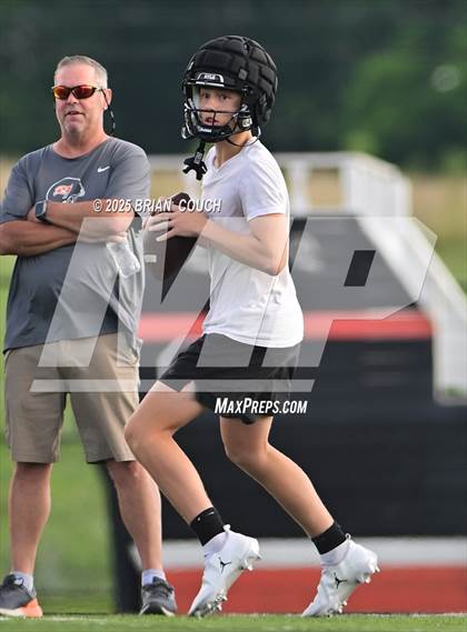 Thumbnail 2 in Ryle JV vs Ryle Freshmen 7 on 7 Scrimmage (Clifford R. Borland Stadium)  photogallery.
