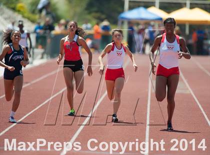 Thumbnail 1 in CIF SS D2 Track and Field Championships (Girls Events) photogallery.