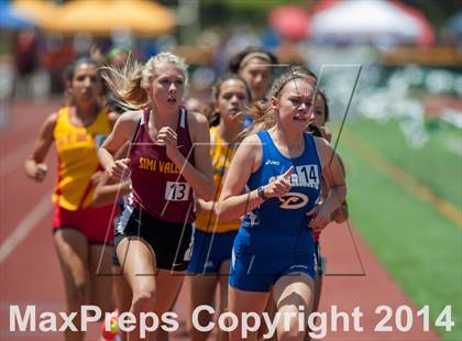 Thumbnail 1 in CIF SS D2 Track and Field Championships (Girls Events) photogallery.