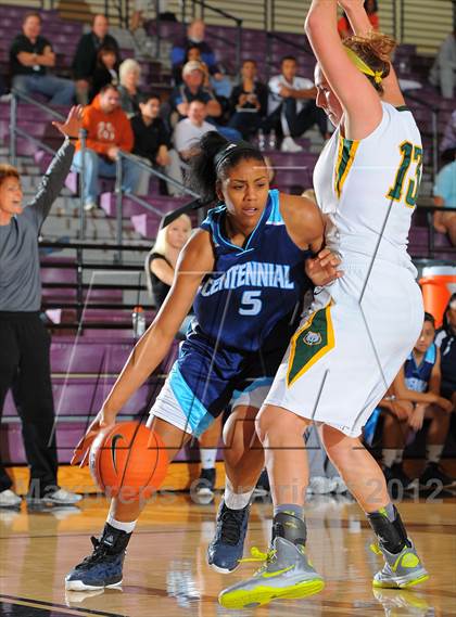 Thumbnail 2 in Rock Bridge vs. Centennial (Nike Tournament of Champions) photogallery.