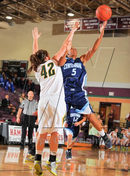 Thumbnail 2 in Rock Bridge vs. Centennial (Nike Tournament of Champions) photogallery.