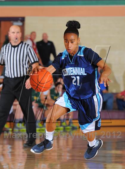 Thumbnail 2 in Rock Bridge vs. Centennial (Nike Tournament of Champions) photogallery.
