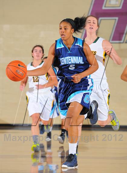 Thumbnail 1 in Rock Bridge vs. Centennial (Nike Tournament of Champions) photogallery.