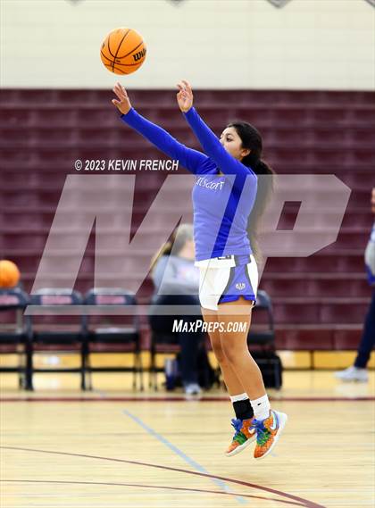 Thumbnail 3 in Thunderbird vs Prescott (Mountain Ridge Girls Basketball Invitational) photogallery.