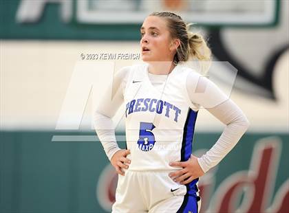 Thumbnail 3 in Thunderbird vs Prescott (Mountain Ridge Girls Basketball Invitational) photogallery.