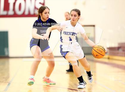 Thumbnail 1 in Thunderbird vs Prescott (Mountain Ridge Girls Basketball Invitational) photogallery.