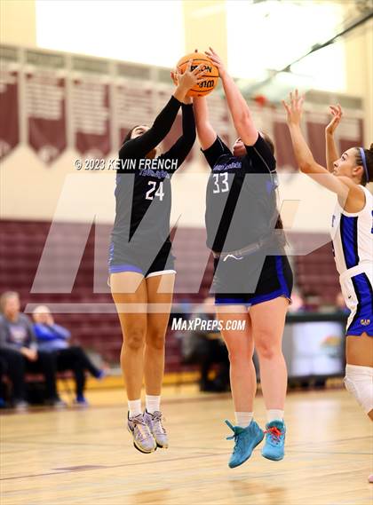 Thumbnail 2 in Thunderbird vs Prescott (Mountain Ridge Girls Basketball Invitational) photogallery.