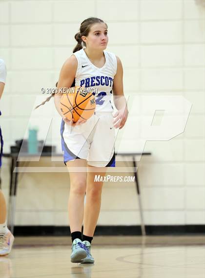 Thumbnail 1 in Thunderbird vs Prescott (Mountain Ridge Girls Basketball Invitational) photogallery.