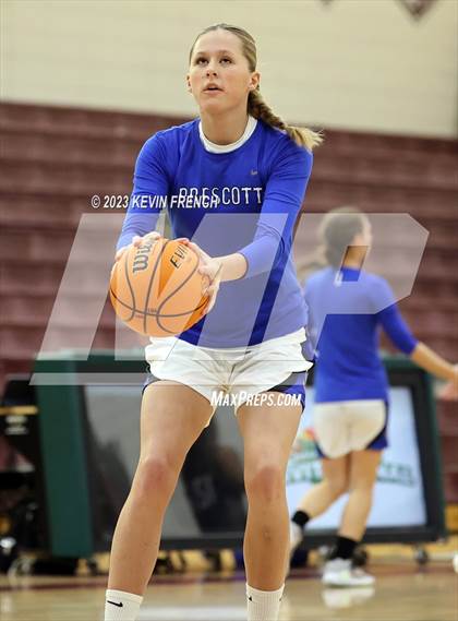 Thumbnail 2 in Thunderbird vs Prescott (Mountain Ridge Girls Basketball Invitational) photogallery.