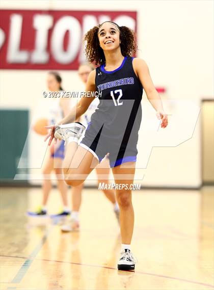 Thumbnail 3 in Thunderbird vs Prescott (Mountain Ridge Girls Basketball Invitational) photogallery.