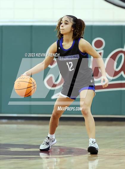 Thumbnail 3 in Thunderbird vs Prescott (Mountain Ridge Girls Basketball Invitational) photogallery.