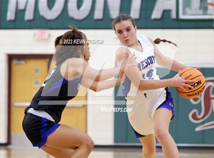 Thumbnail 3 in Thunderbird vs Prescott (Mountain Ridge Girls Basketball Invitational) photogallery.