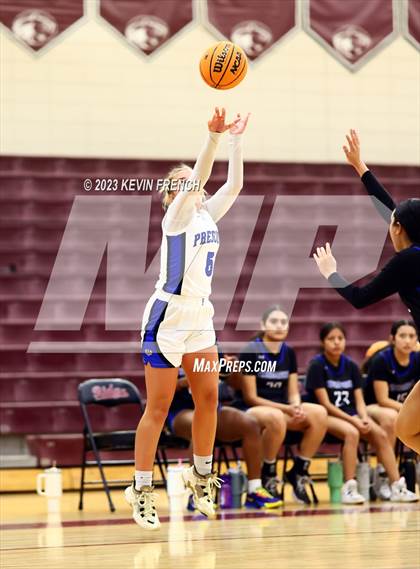 Thumbnail 2 in Thunderbird vs Prescott (Mountain Ridge Girls Basketball Invitational) photogallery.