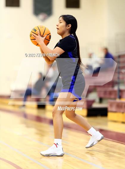 Thumbnail 2 in Thunderbird vs Prescott (Mountain Ridge Girls Basketball Invitational) photogallery.