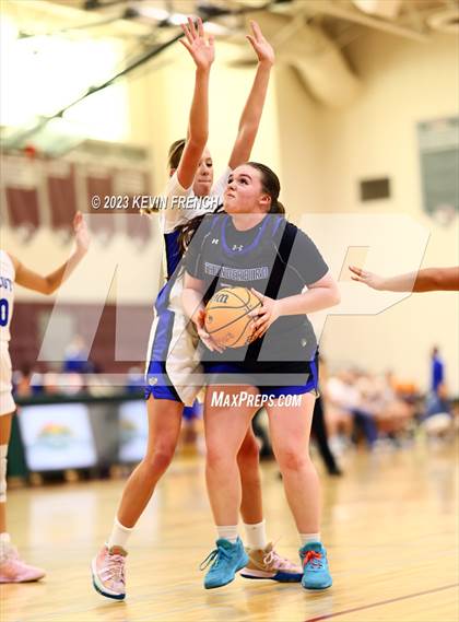 Thumbnail 2 in Thunderbird vs Prescott (Mountain Ridge Girls Basketball Invitational) photogallery.
