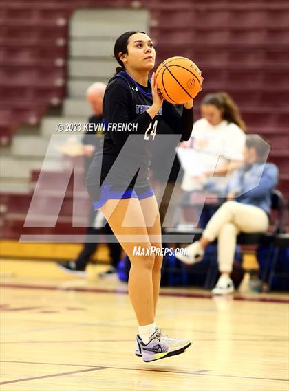 Thumbnail 1 in Thunderbird vs Prescott (Mountain Ridge Girls Basketball Invitational) photogallery.