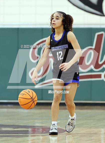 Thumbnail 2 in Thunderbird vs Prescott (Mountain Ridge Girls Basketball Invitational) photogallery.