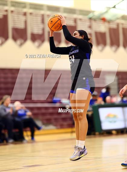 Thumbnail 2 in Thunderbird vs Prescott (Mountain Ridge Girls Basketball Invitational) photogallery.