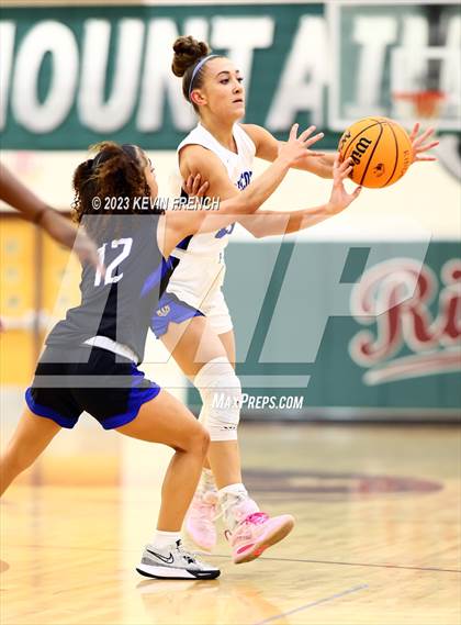 Thumbnail 3 in Thunderbird vs Prescott (Mountain Ridge Girls Basketball Invitational) photogallery.