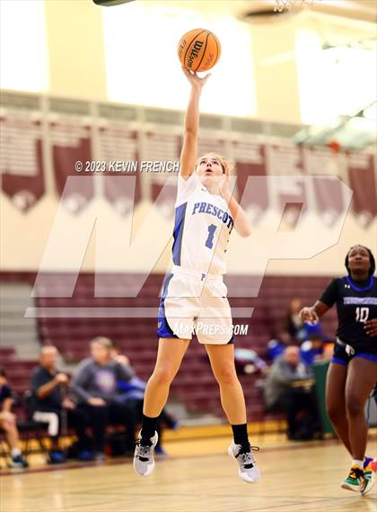 Thumbnail 1 in Thunderbird vs Prescott (Mountain Ridge Girls Basketball Invitational) photogallery.