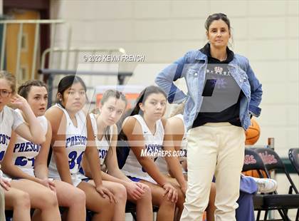 Thumbnail 2 in Thunderbird vs Prescott (Mountain Ridge Girls Basketball Invitational) photogallery.