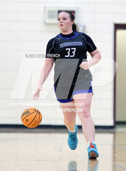 Thumbnail 2 in Thunderbird vs Prescott (Mountain Ridge Girls Basketball Invitational) photogallery.