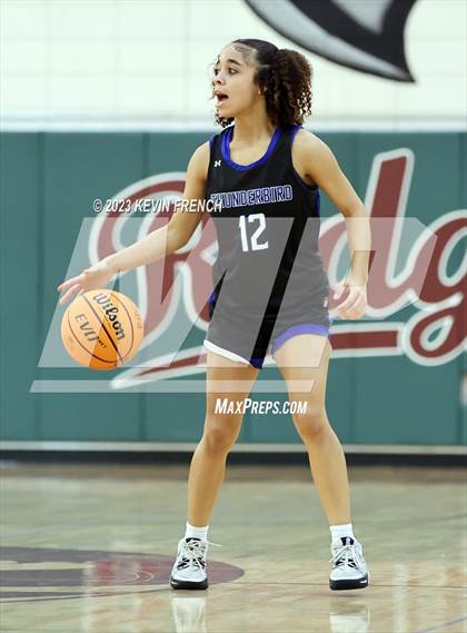 Thumbnail 3 in Thunderbird vs Prescott (Mountain Ridge Girls Basketball Invitational) photogallery.