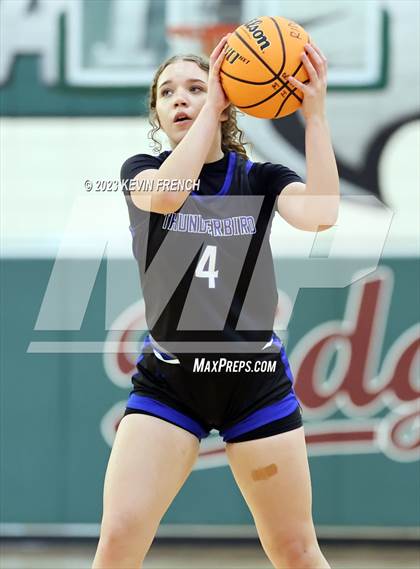 Thumbnail 3 in Thunderbird vs Prescott (Mountain Ridge Girls Basketball Invitational) photogallery.