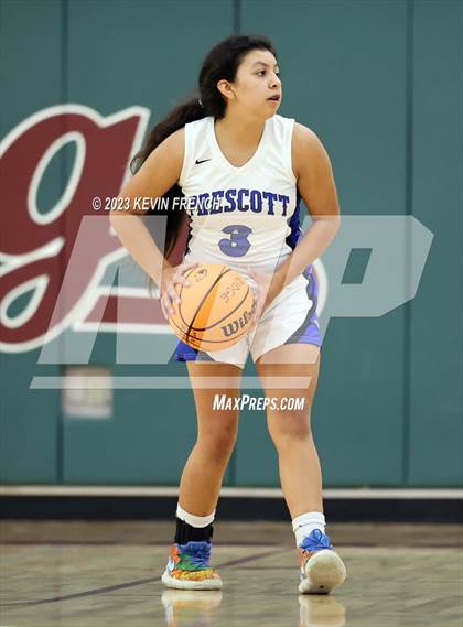 Thumbnail 3 in Thunderbird vs Prescott (Mountain Ridge Girls Basketball Invitational) photogallery.