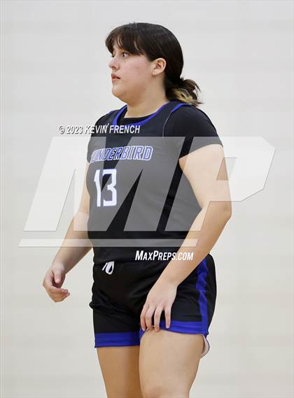 Thumbnail 3 in Thunderbird vs Prescott (Mountain Ridge Girls Basketball Invitational) photogallery.