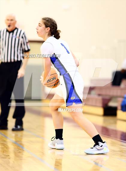 Thumbnail 3 in Thunderbird vs Prescott (Mountain Ridge Girls Basketball Invitational) photogallery.