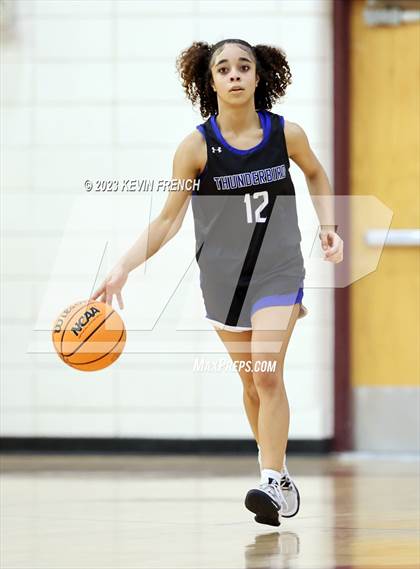 Thumbnail 2 in Thunderbird vs Prescott (Mountain Ridge Girls Basketball Invitational) photogallery.