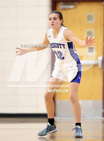 Thumbnail 1 in Thunderbird vs Prescott (Mountain Ridge Girls Basketball Invitational) photogallery.