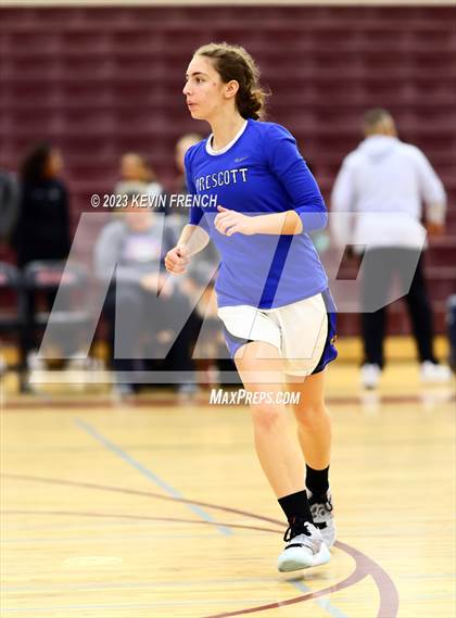 Thumbnail 3 in Thunderbird vs Prescott (Mountain Ridge Girls Basketball Invitational) photogallery.