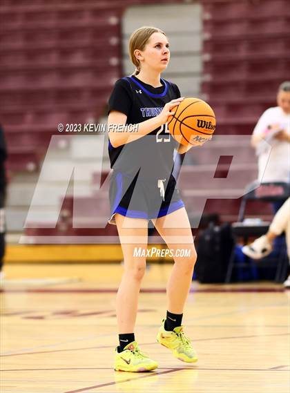 Thumbnail 2 in Thunderbird vs Prescott (Mountain Ridge Girls Basketball Invitational) photogallery.