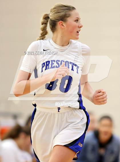 Thumbnail 1 in Thunderbird vs Prescott (Mountain Ridge Girls Basketball Invitational) photogallery.