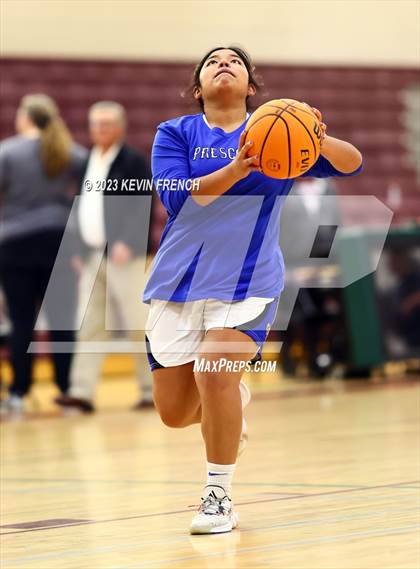Thumbnail 2 in Thunderbird vs Prescott (Mountain Ridge Girls Basketball Invitational) photogallery.