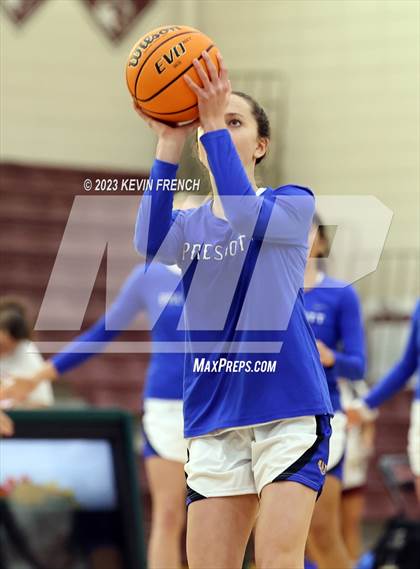Thumbnail 1 in Thunderbird vs Prescott (Mountain Ridge Girls Basketball Invitational) photogallery.