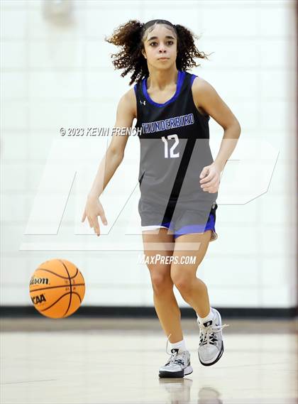Thumbnail 1 in Thunderbird vs Prescott (Mountain Ridge Girls Basketball Invitational) photogallery.