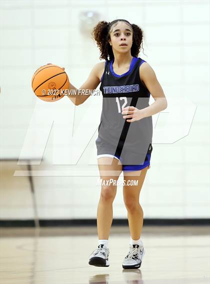 Thumbnail 3 in Thunderbird vs Prescott (Mountain Ridge Girls Basketball Invitational) photogallery.
