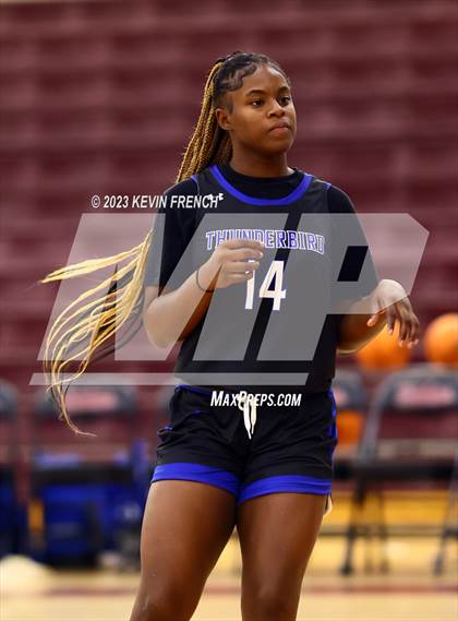 Thumbnail 1 in Thunderbird vs Prescott (Mountain Ridge Girls Basketball Invitational) photogallery.