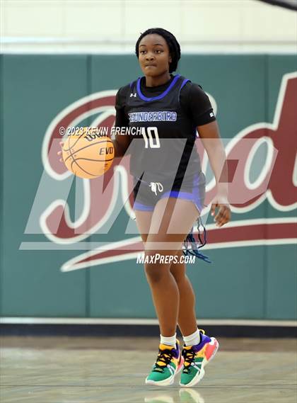 Thumbnail 2 in Thunderbird vs Prescott (Mountain Ridge Girls Basketball Invitational) photogallery.